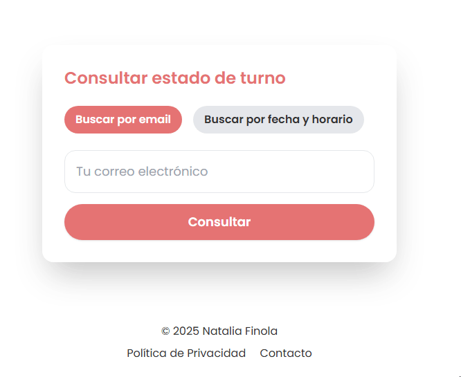Cómo consultar tu turno